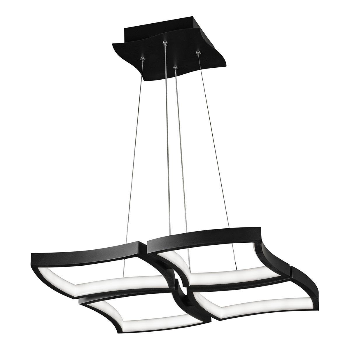 Изображение Подвесной светодиодный светильник iLedex Roomy 8196-4-D-T BK