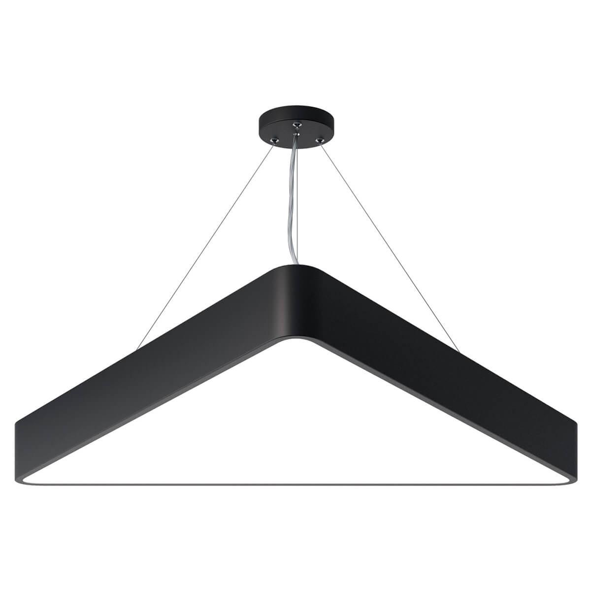 Изображение Подвесной светодиодный cветильник Geometria ЭРА Delta SPO-152-B-40K-048 48Вт 4000К черный Б0050577