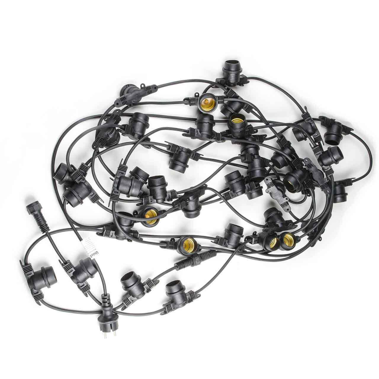 Изображение Гирлянда Uniel Belt-Light 220V UDL-K120 200/E27/100M IP65 Black UL-00006479
