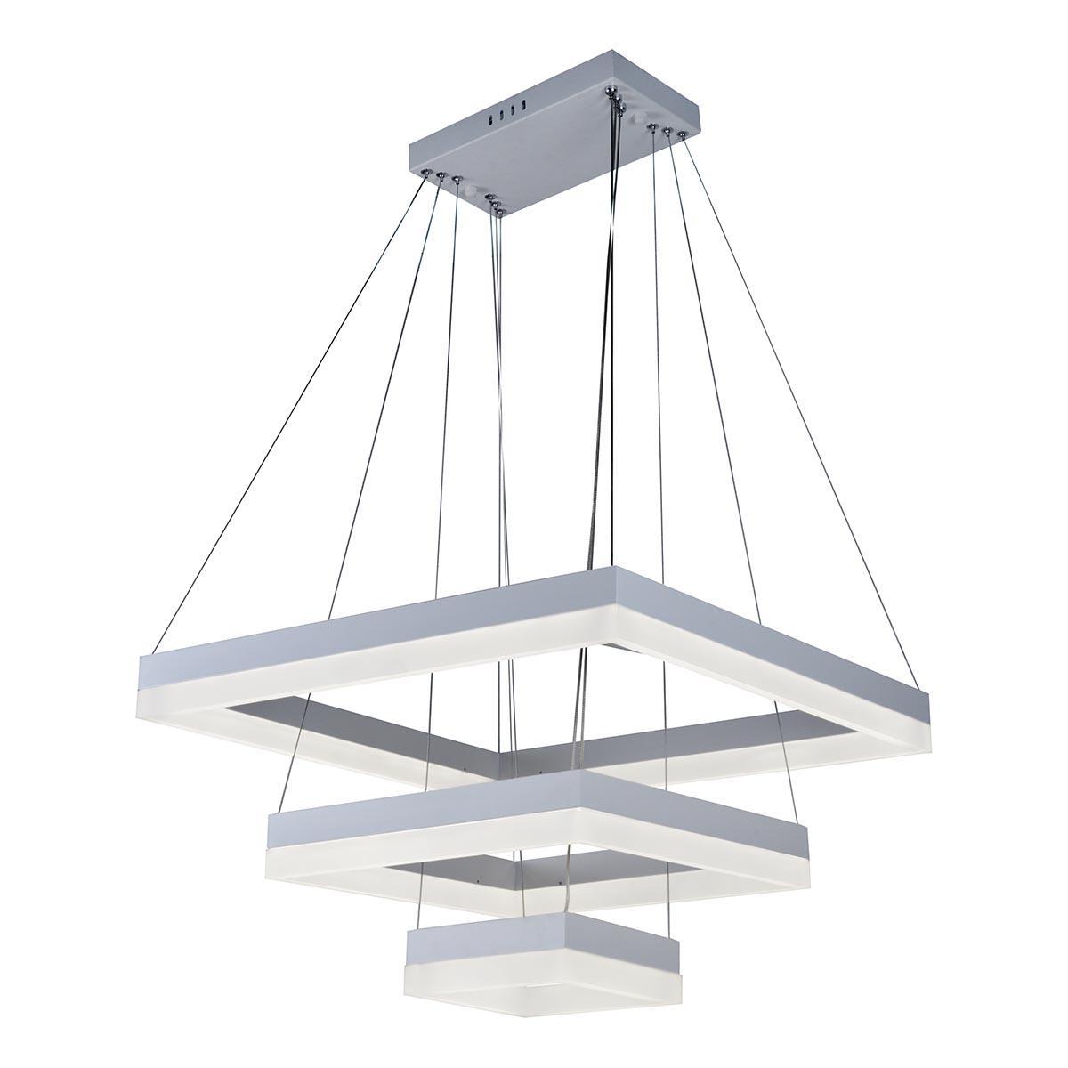 Изображение Подвесной светодиодный светильник iLedex Twins D0319-3 (200X400X600) WH