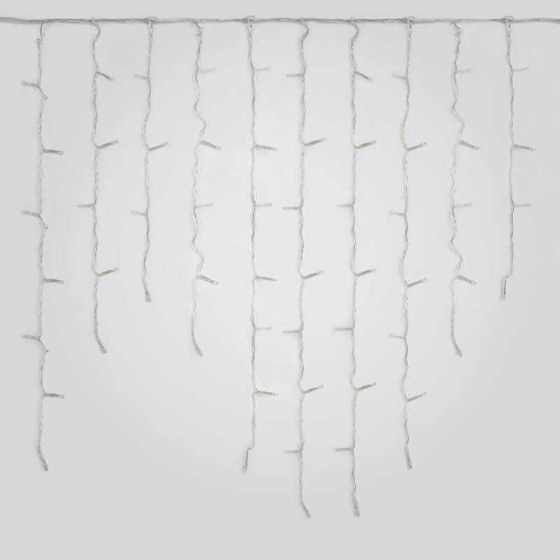 Изображение Уличная светодиодная гирлянда Uniel бахрома 220V белый ULD-B4806-175/TWK White IP67 UL-00005277