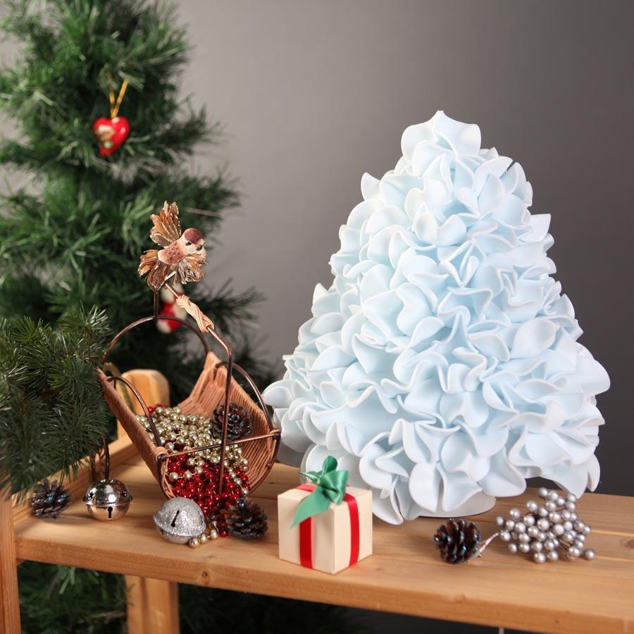 Изображение Светильник декоративный Uniel ULW-R07 T/White+Green/150C/A Ель голубая UL-00009405