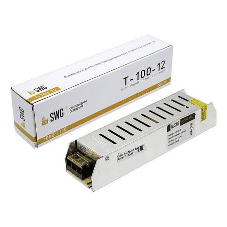 Изображение Блок питания SWG 12V 100W IP20 8,3A T-100-12 000273