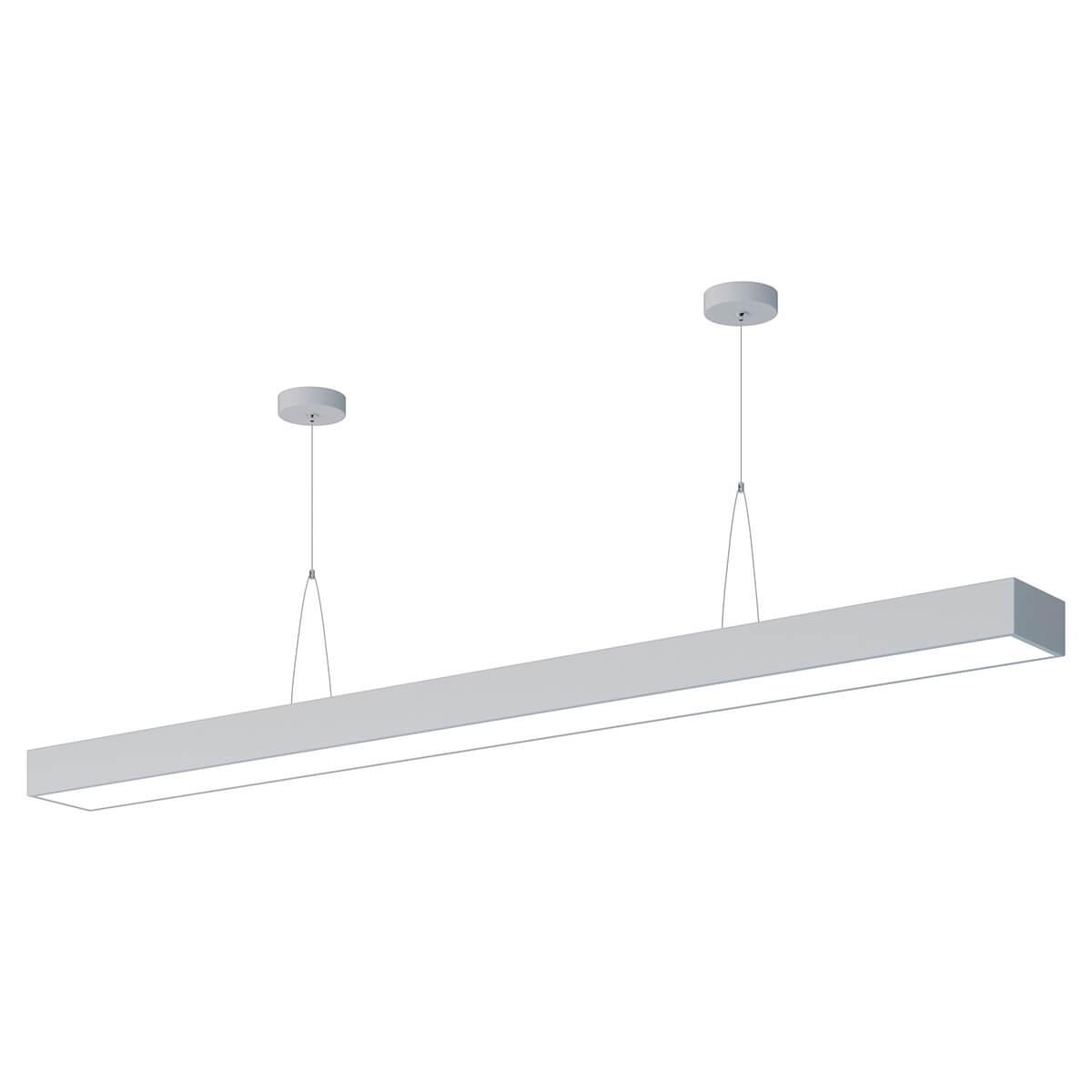 Изображение Подвесной светодиодный cветильник Geometria ЭРА Block SPO-115-W-40K-036 36Вт 4000К белый Б0050546