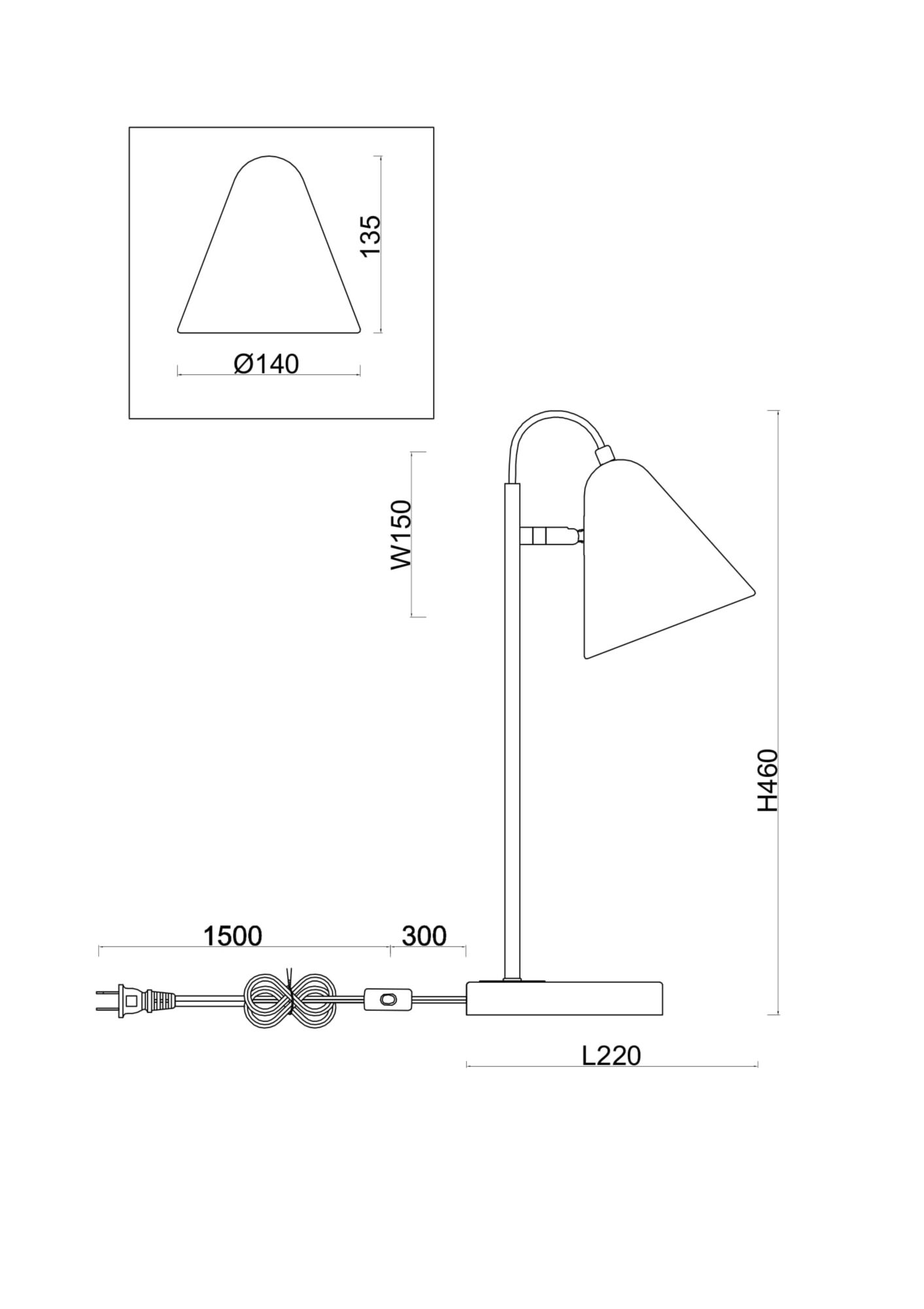 Изображение Настольный светильник Freya FR8001TL-01WG