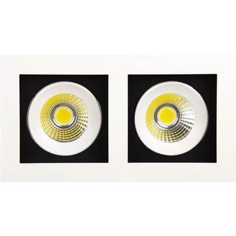 Изображение Встраиваемый светодиодный светильник Horoz Sabrina 2X8W 2700K белый 016-023-0016 HRZ00000266