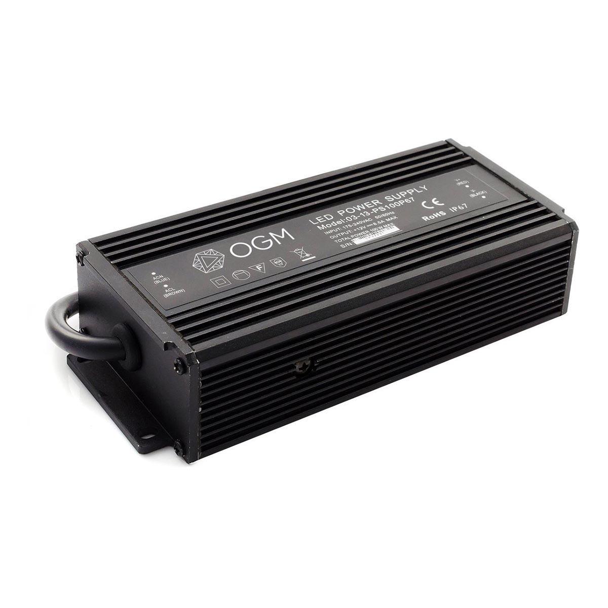Изображение Блок питания Apeyron 12V 100W IP67 8,33A PS3-13