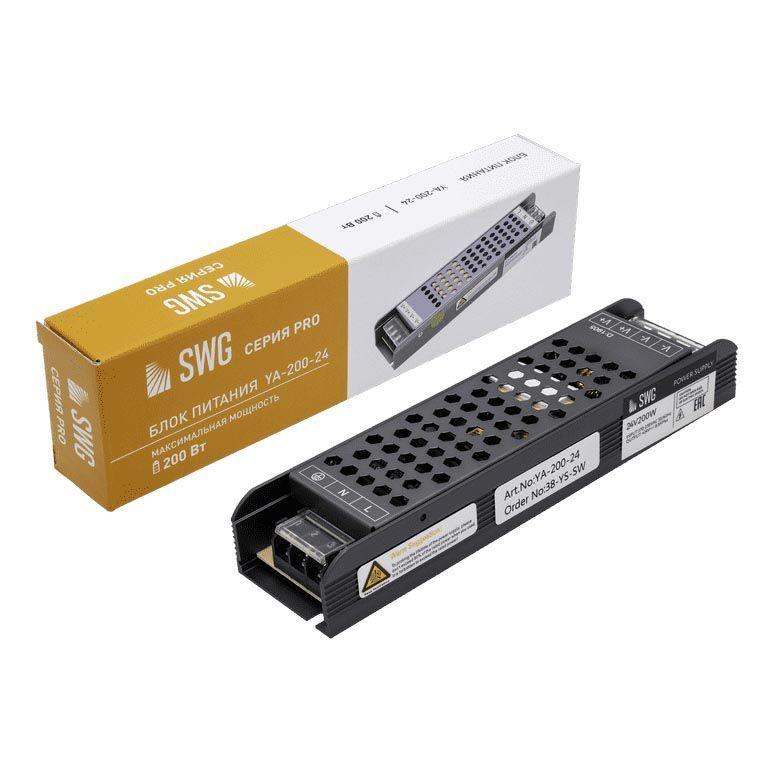 Изображение Блок питания SWG 24V 200W IP20 8,3A YA-200-24 002834