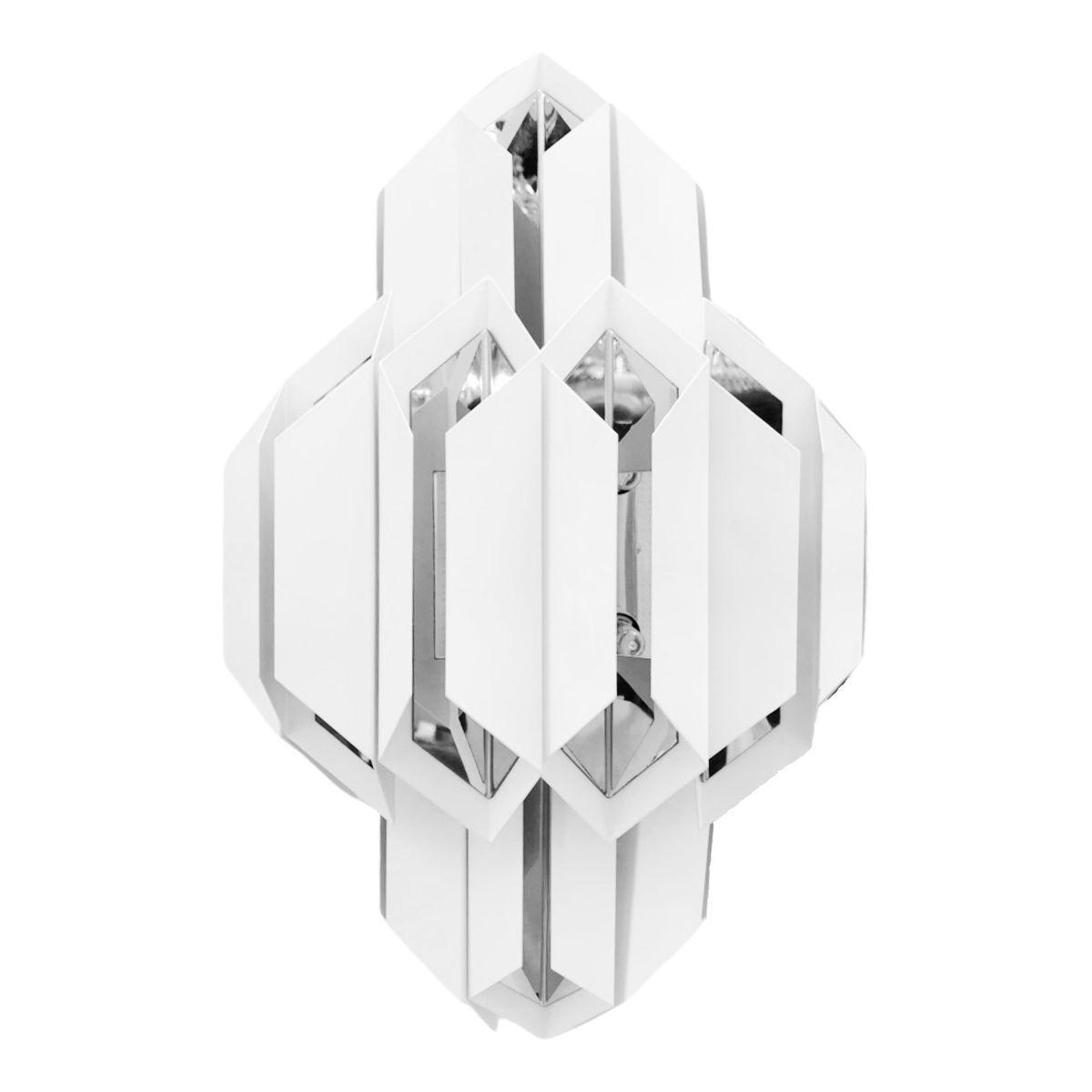 Изображение Настенный светильник Lumina Deco Piramid LDW 6021-2 WT+CHR