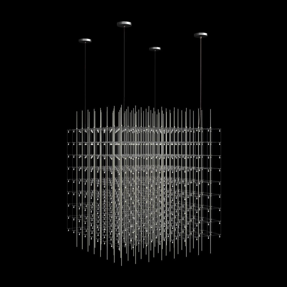 Изображение Подвесной светодиодный светильник Loft IT Crystal cube 10146/800