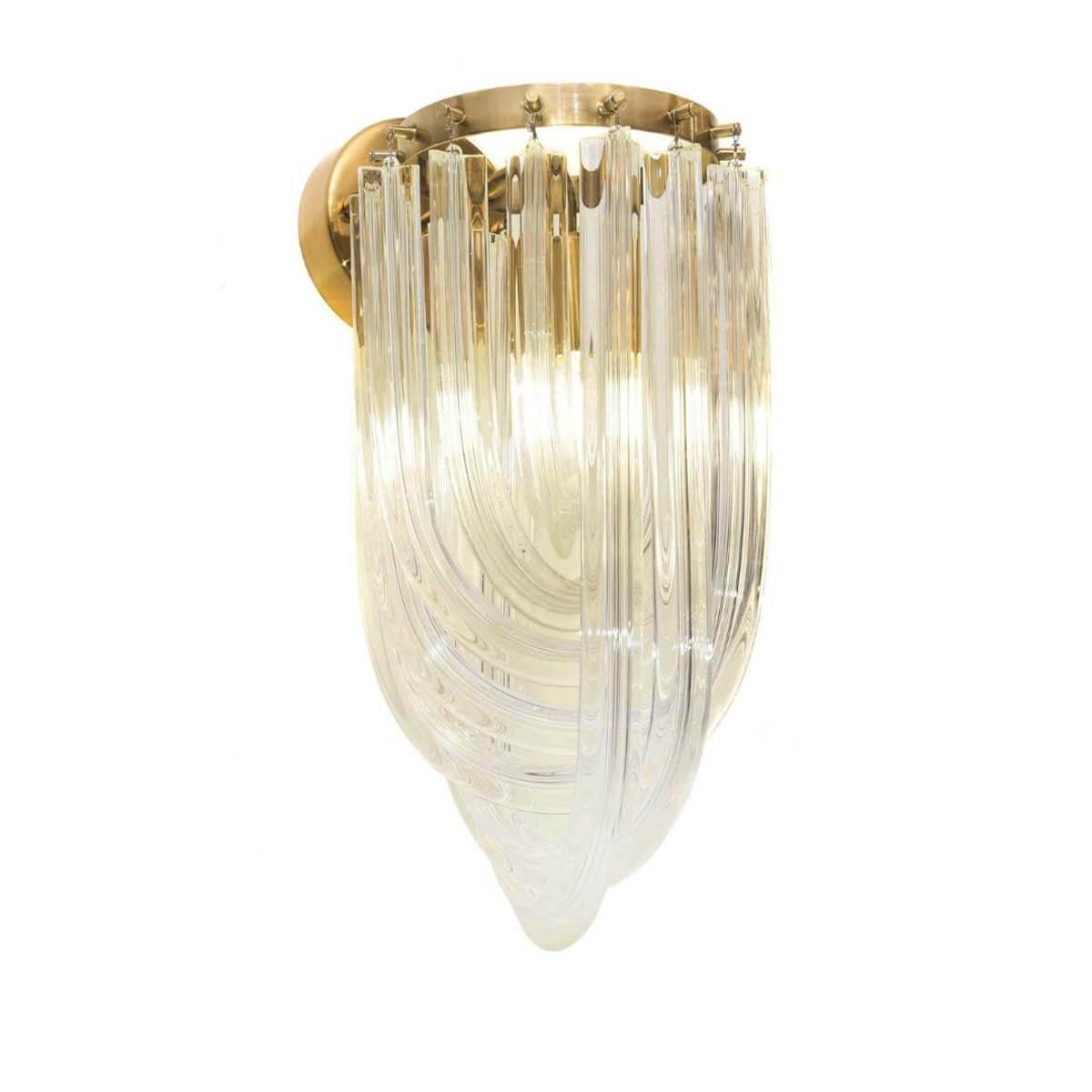 Изображение Настенный светильник Lumina Deco Weddini LDW 6001-3 GD+CL