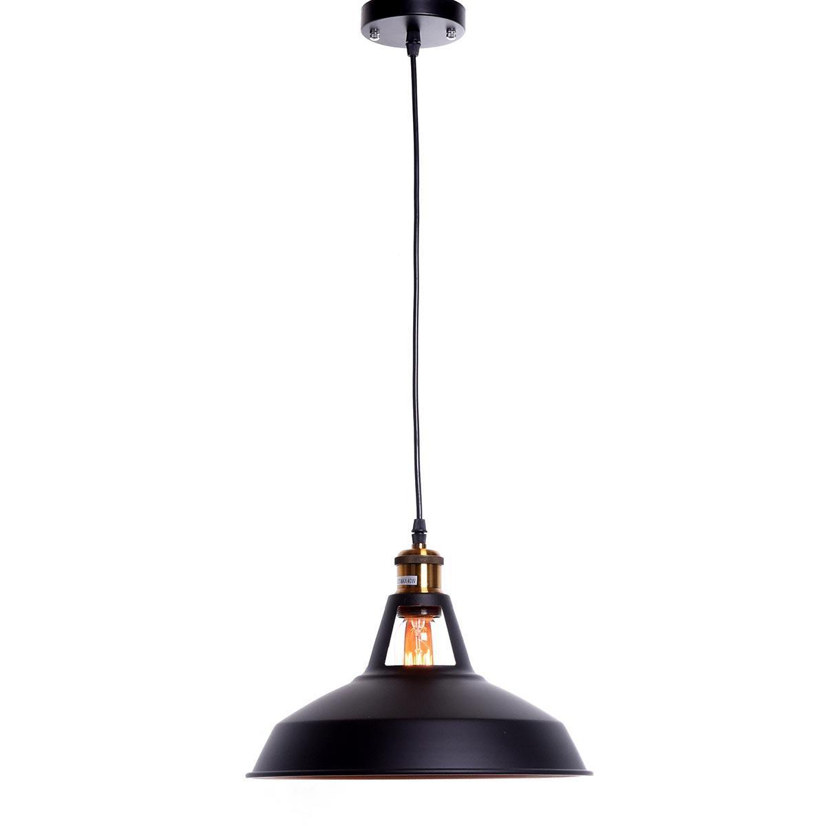 Изображение Подвесной светильник Lumina Deco Zonda LDP 6857 BK+GD