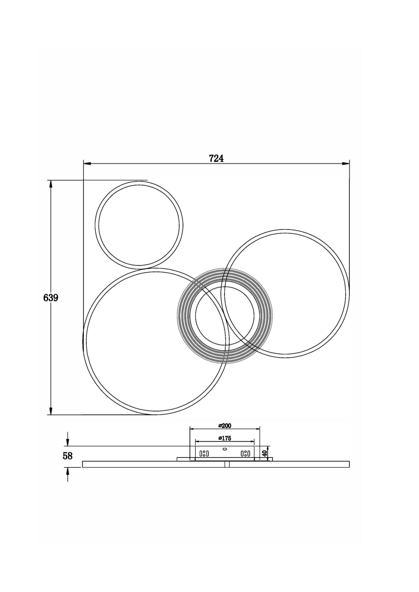 Изображение Потолочный светильник Freya FR10014CL-L87G