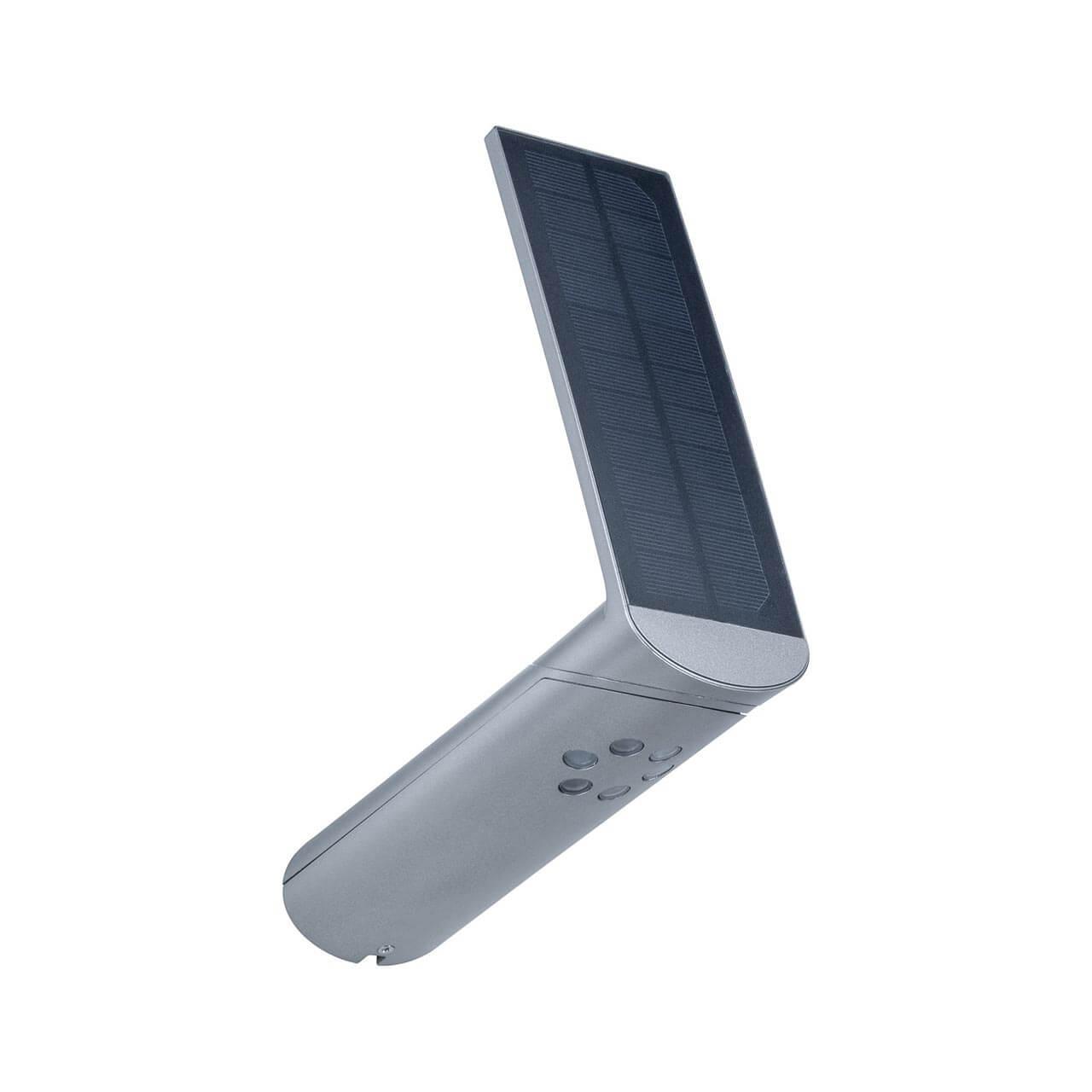 Изображение Светильник на солнечных батареях Paulmann Ilias Alugrey 94261