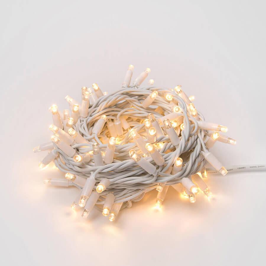 Изображение Уличная светодиодная гирлянда Uniel 220V теплый белый ULD-S1000-120/SWK Warm White IP67 UL-00007203