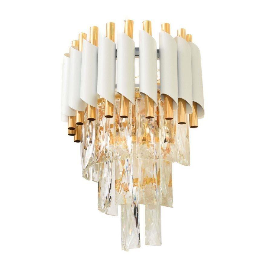 Изображение Настенный светильник Lumina Deco Funneli LDW 6003-2 WT+F.GD