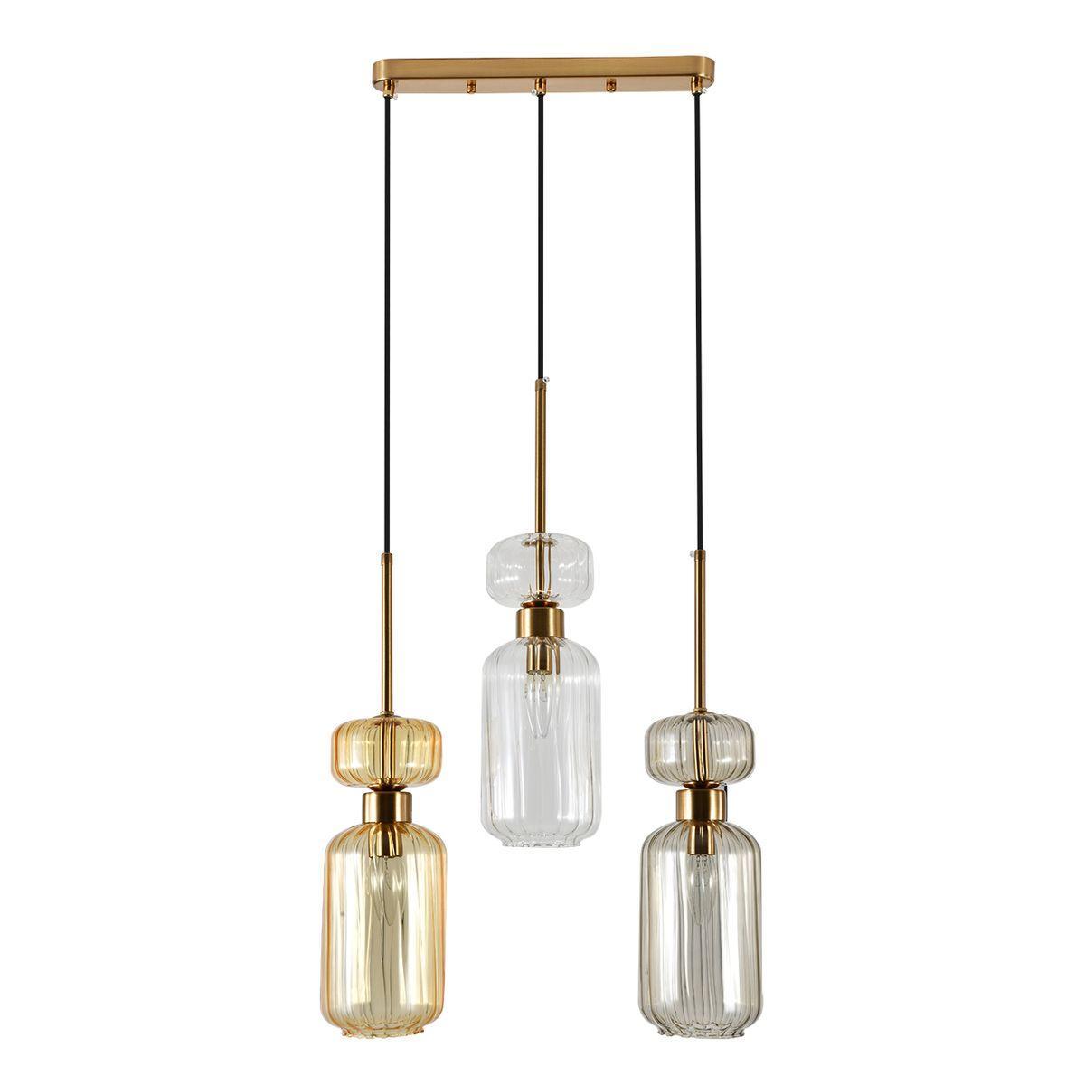 Изображение Подвесной светильник Escada Gloss 1141/3S BG/CL/AM