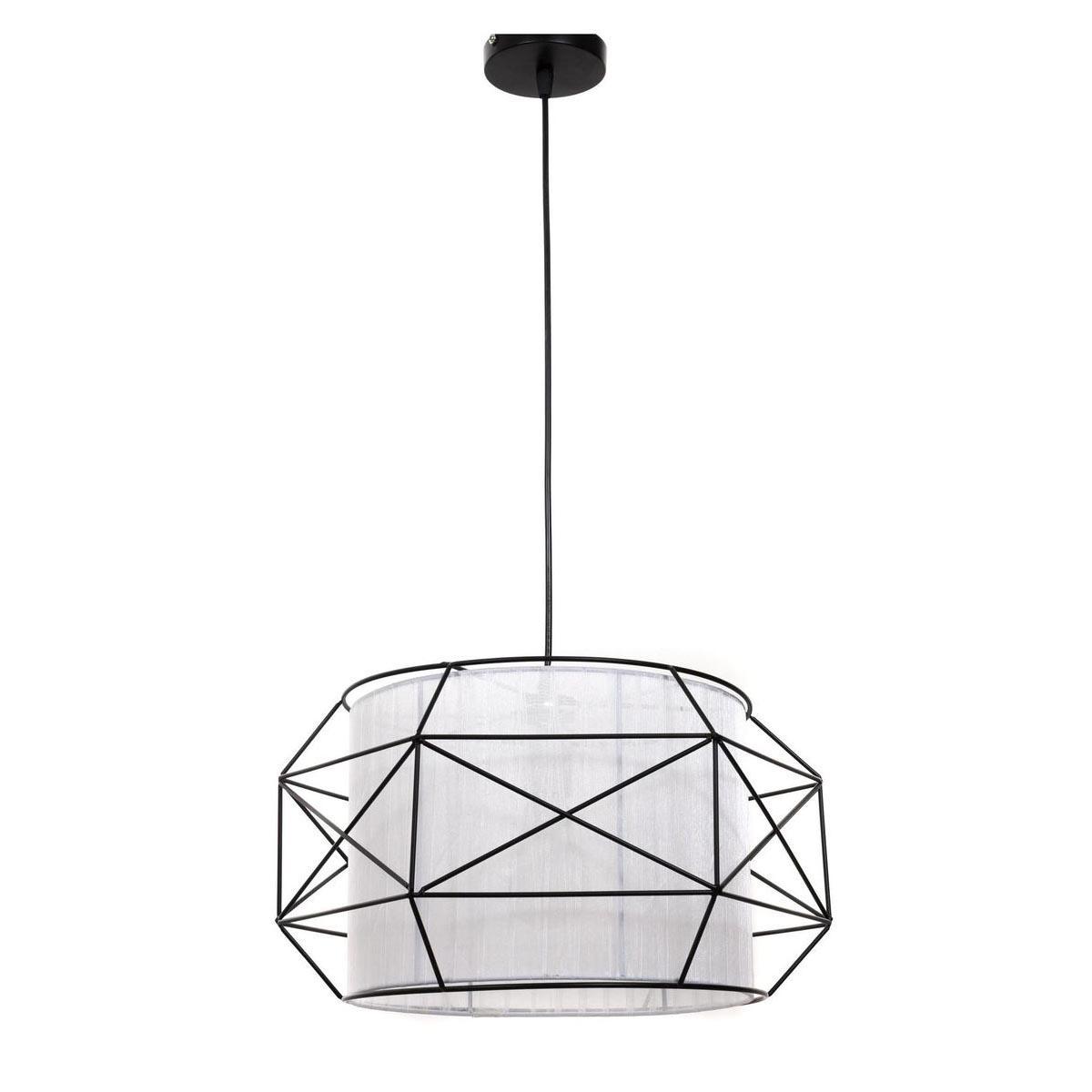 Изображение Подвесной светильник Lumina Deco Berti LDP 8001 BK+WT