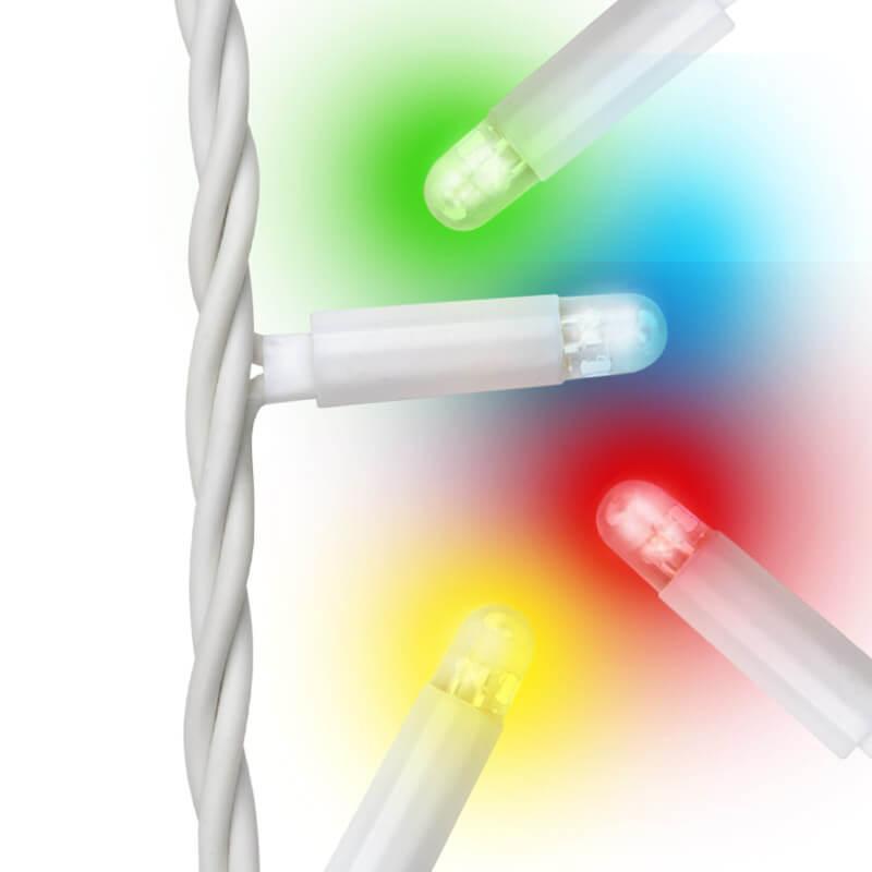 Изображение Светодиодная гирлянда Uniel бахрома 230V разноцветный ULD-B3010-200/TWK Multi IP67 UL-00002272