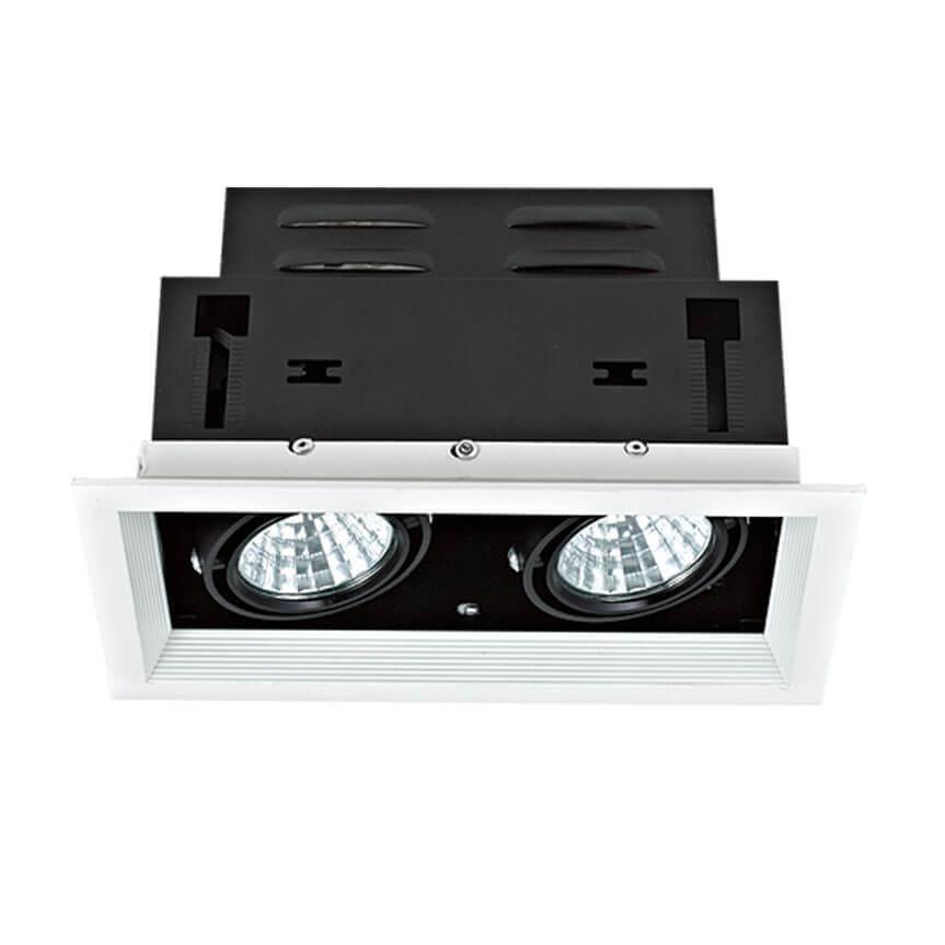 Изображение Встраиваемый светодиодный светильник Lucia Tucci Opzione 536.2-5W*2-WT/BK