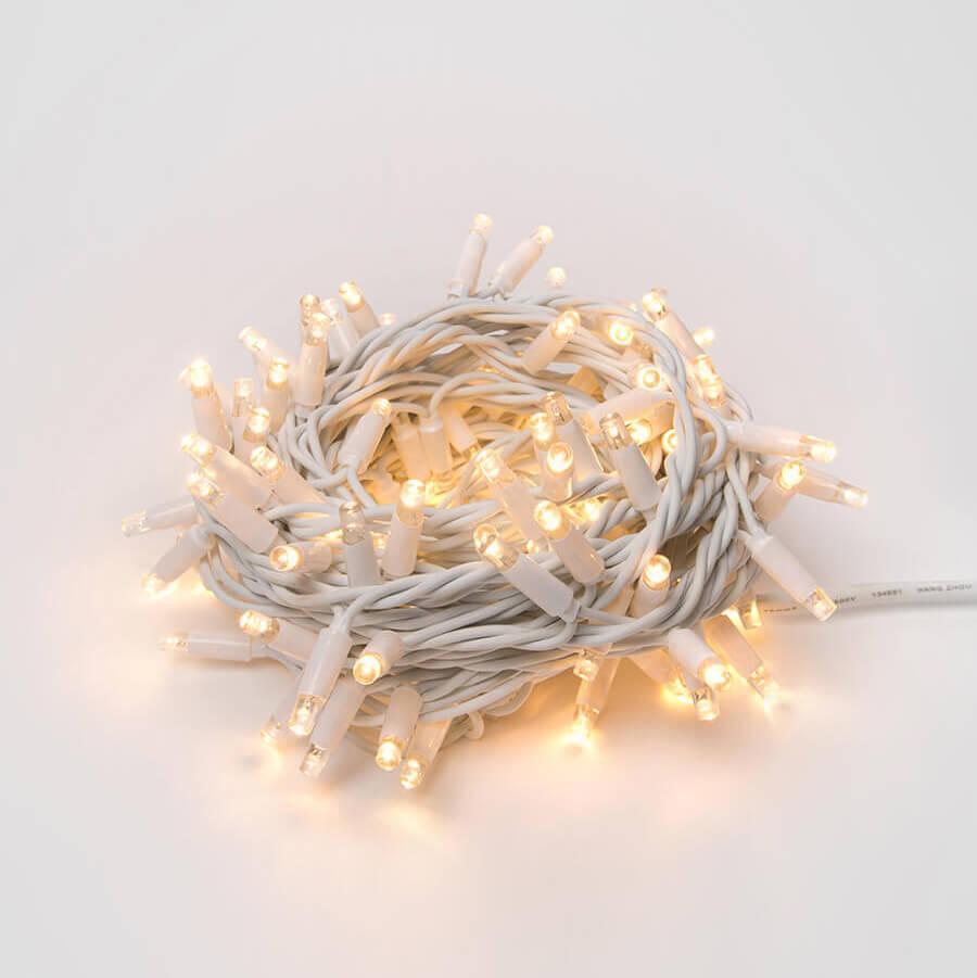 Изображение Уличная светодиодная гирлянда Uniel 220V теплый белый ULD-S1000-120/TWK Warm White IP67 UL-00003685