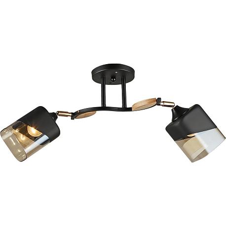 Изображение Потолочный светильник Reluce 04868-0.3-02 BK+WOOD