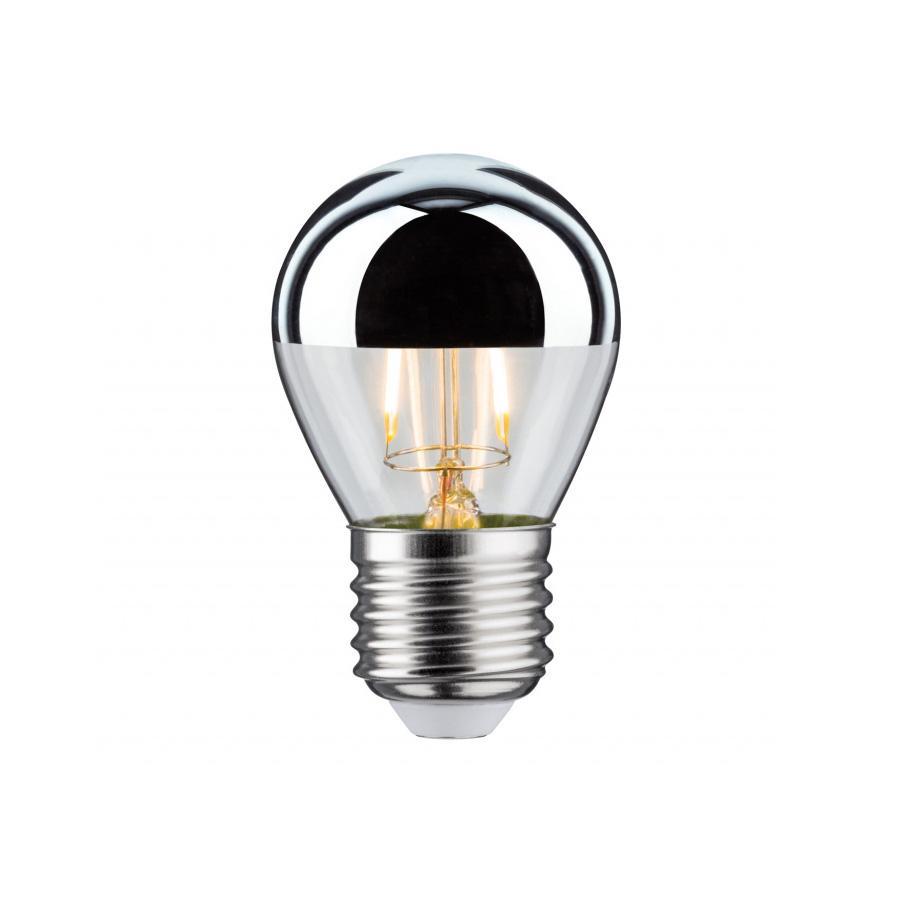 Изображение Лампа светодиодная E27 2,5W 2700K груша зеркальная 28384