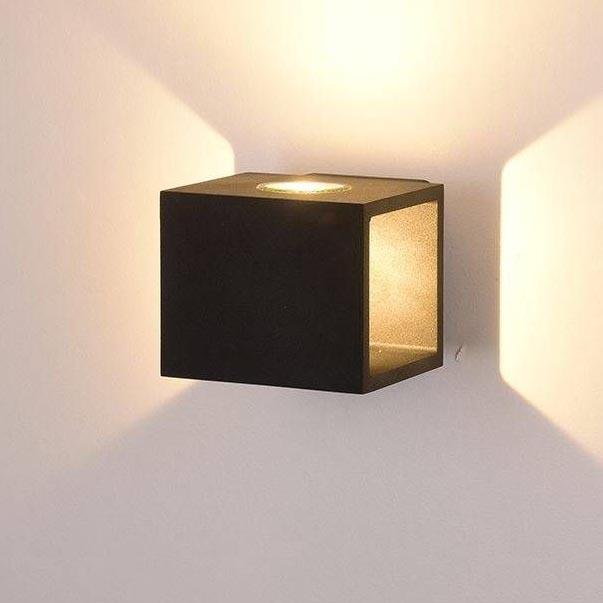 Изображение Уличный настенный светодиодный светильник DesignLed JY Kub LWA0100A-BL-WW 002795