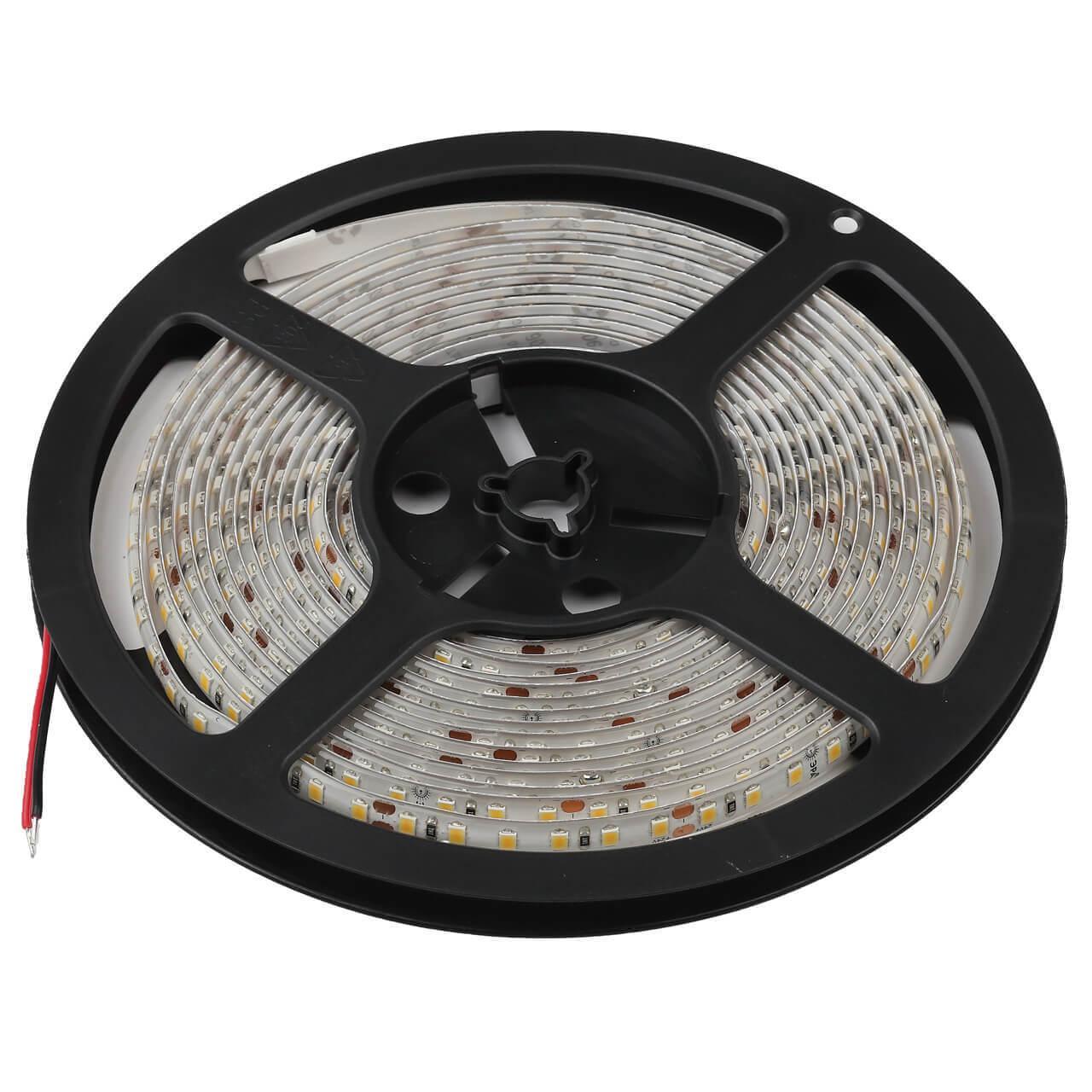 Изображение Светодиодная влагозащищенная лента ЭРА 14,4W/m 120LED/m 2835SMD теплый белый 5M LS2835-14,4-120-24-65-2700К-5m Б0043100