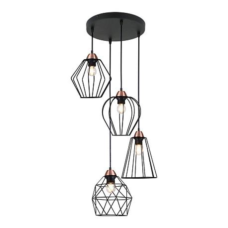 Изображение Подвесная люстра Illumico IL2001-4P-05 BK Rose GD