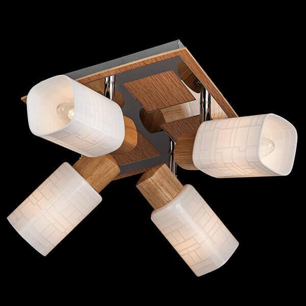 Изображение Спот Eurosvet 20029/4 хром/светлое дерево