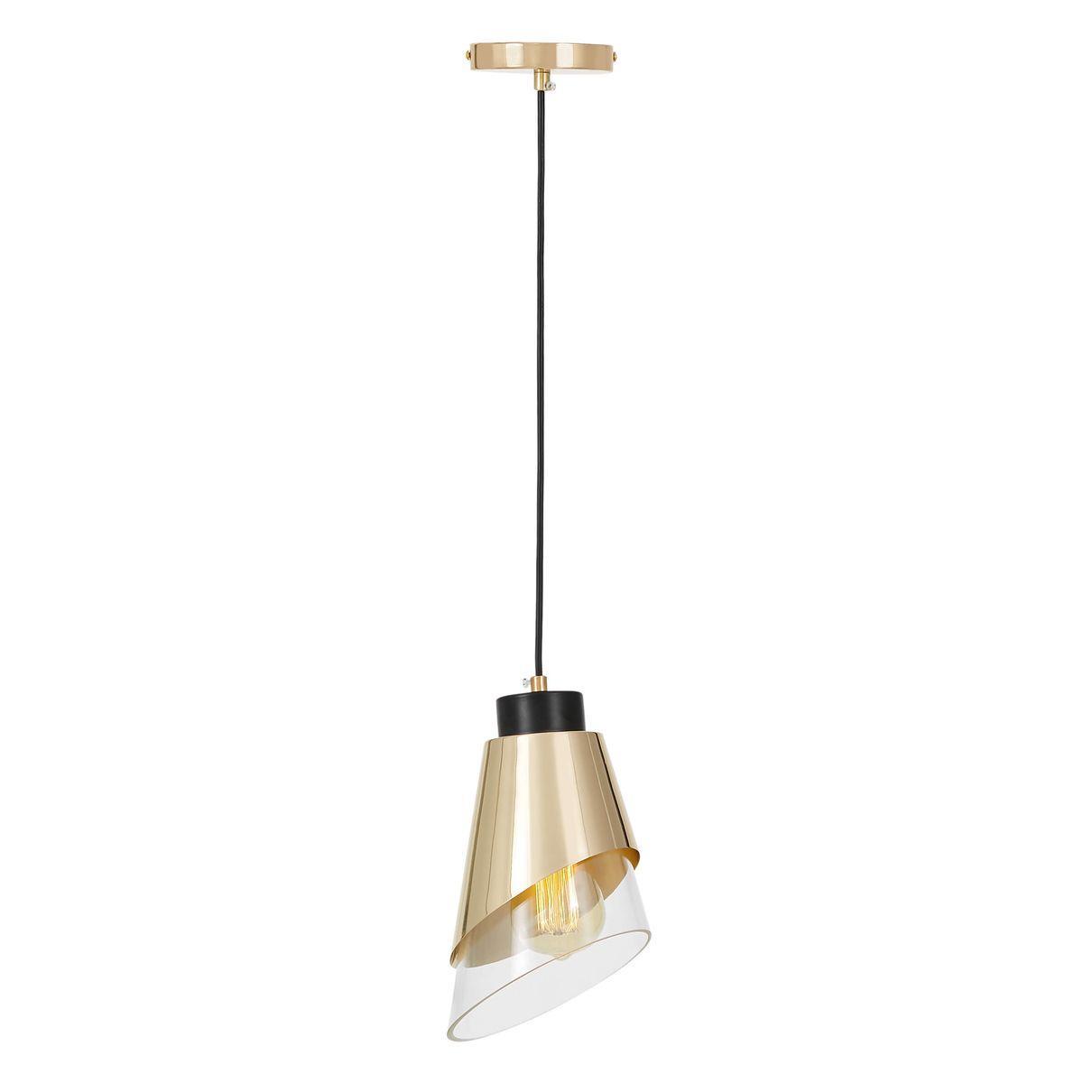 Изображение Подвесной светильник Lumina Deco Fabro LDP 7013-1 F.GD+PR