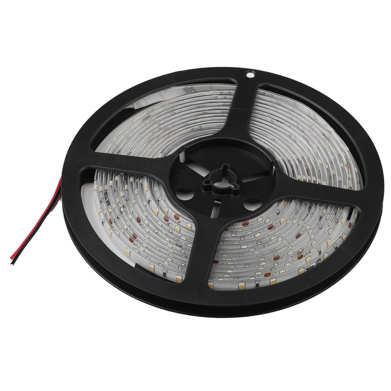 Изображение Светодиодная влагозащищенная лента ЭРА 4,8W/m 60LED/m 2835SMD теплый белый 5M LS2835-4,8-60-24-65-3000К-5m Б0043110