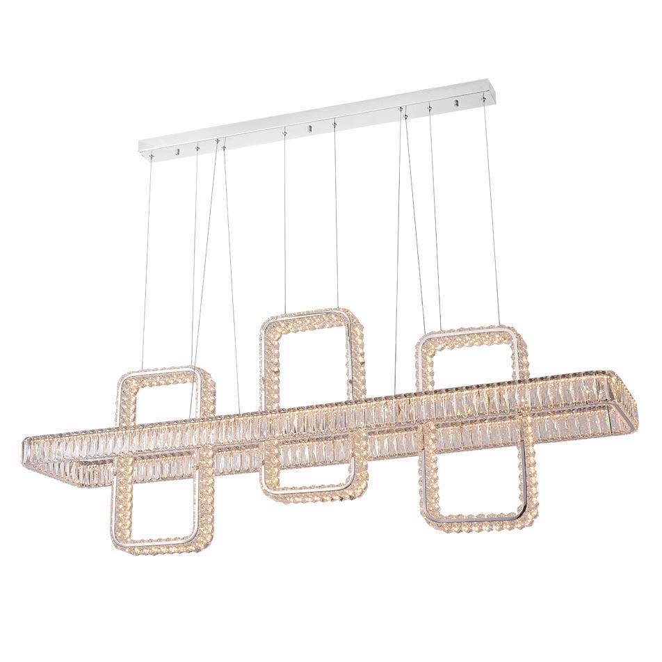 Изображение Подвесной светодиодный светильник Newport 8233+1/S chrome М0064705