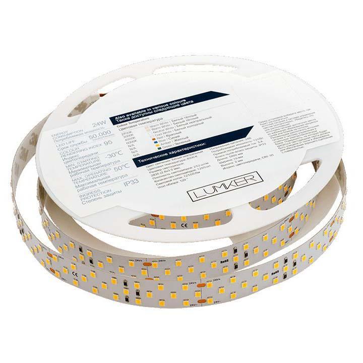 Изображение Светодиодная лента Lumker 24W/m 252LED/m 2835SMD нейтральный белый 5M 003149