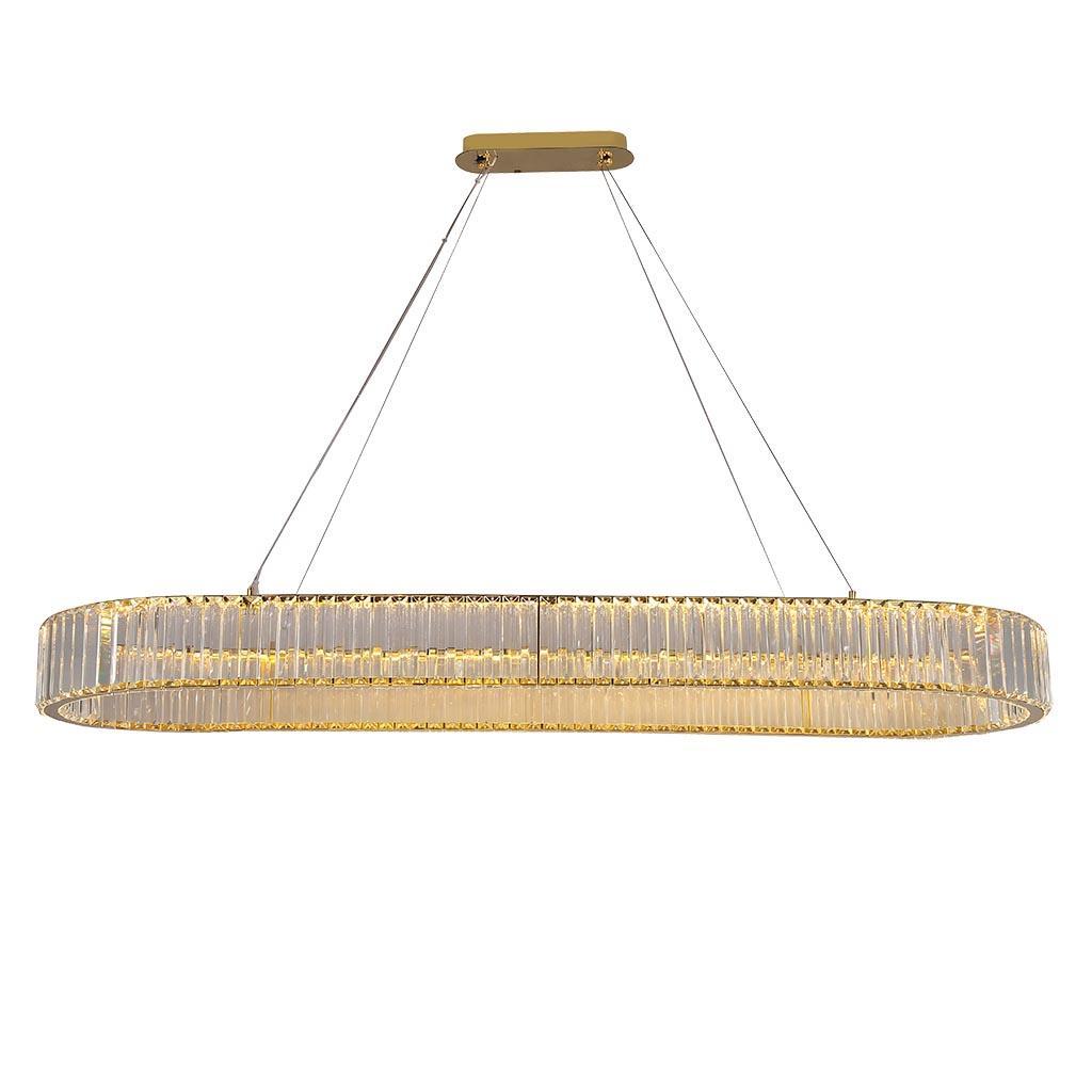 Изображение Подвесной светодиодный светильник Newport 8445/140 oval gold М0065056