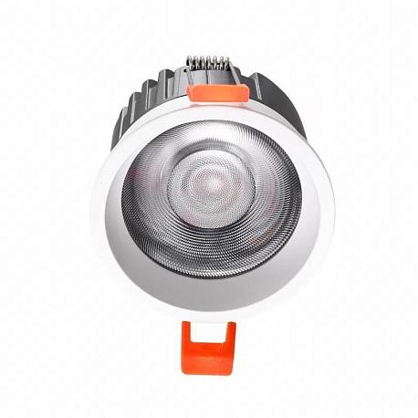 Изображение Встраиваемый светодиодный светильник iLedex Mars 112-12W-D80-4000K-24DG-WH