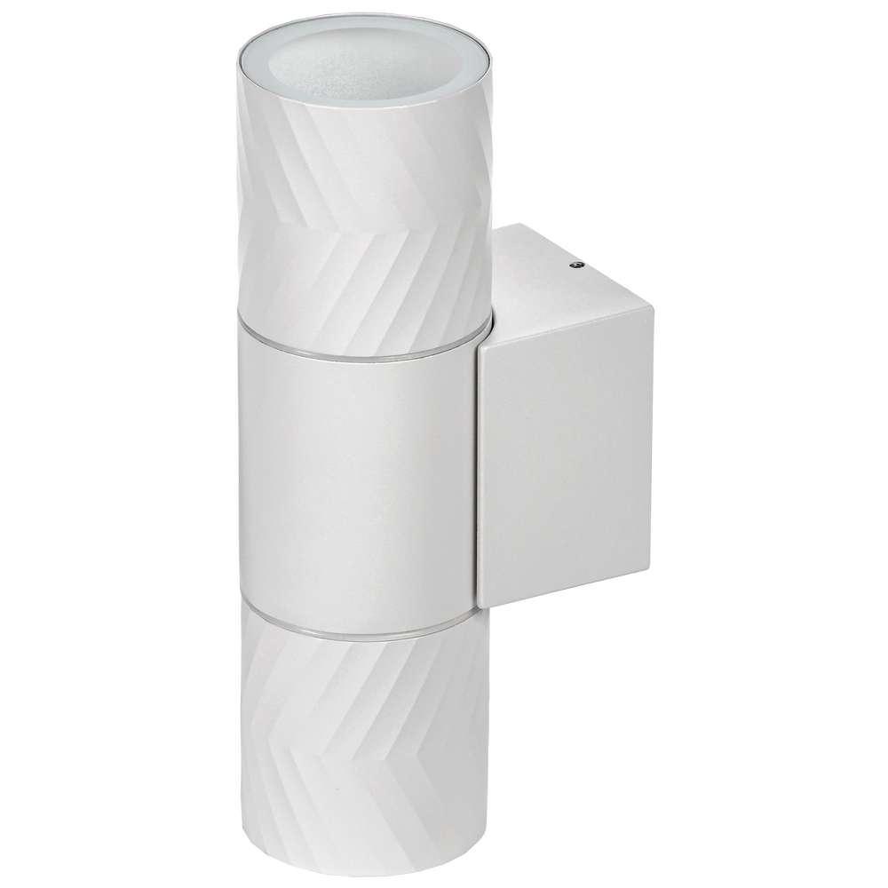 Изображение LIGHTING Светильник уличный 5108 настенный под лампу 2хGU10 IP65 белый IEK LT-UBU0-5108-GU10-2-K01