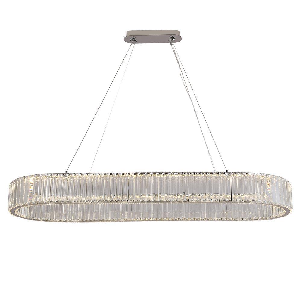 Изображение Подвесной светодиодный светильник Newport 8445/120 oval chrome М0065053