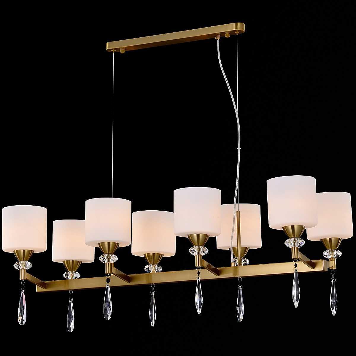 Изображение Потолочный светильник ILLUMICO IL5182-8LLS-29 BRASS KELTIC