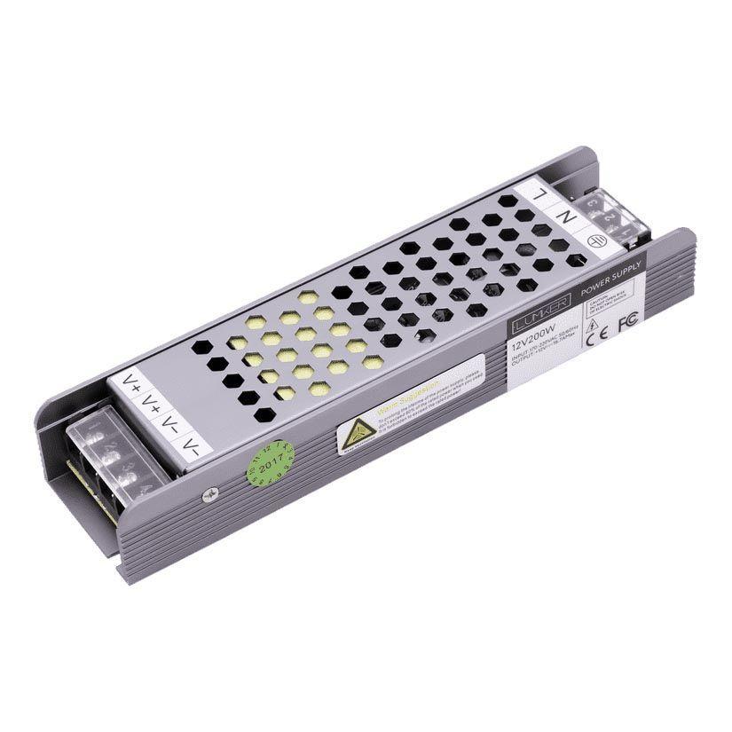 Изображение Блок питания SWG 12V 200W IP20 16,7A YA-200-12 002830