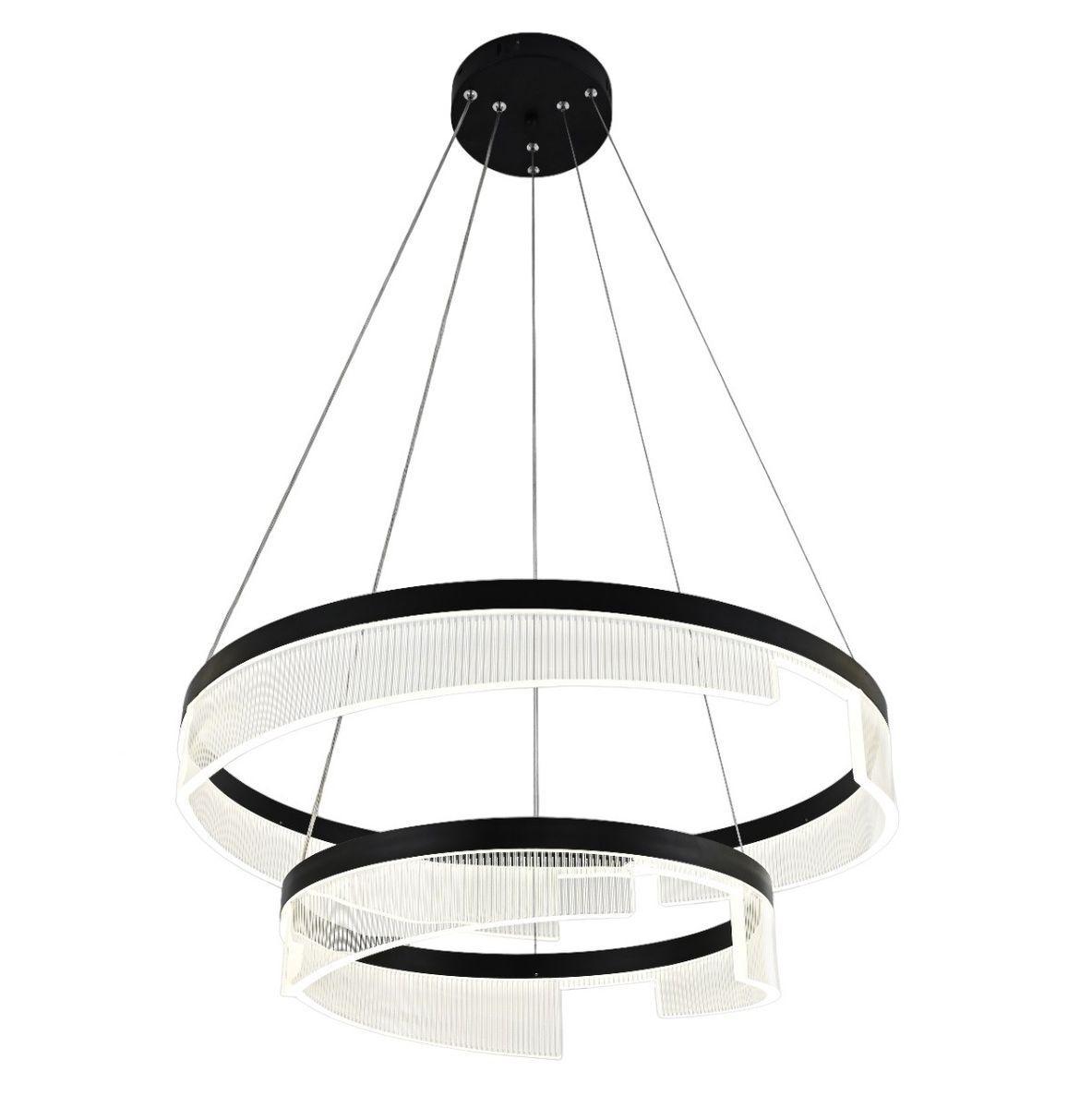 Изображение Подвесной светодиодный светильник Gerhort G52124/2BK CL