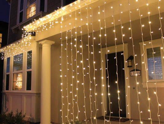 Изображение Светодиодная гирлянда Uniel занавес 220V белый ULD-C1515-160/TWK White IP67 UL-00001355