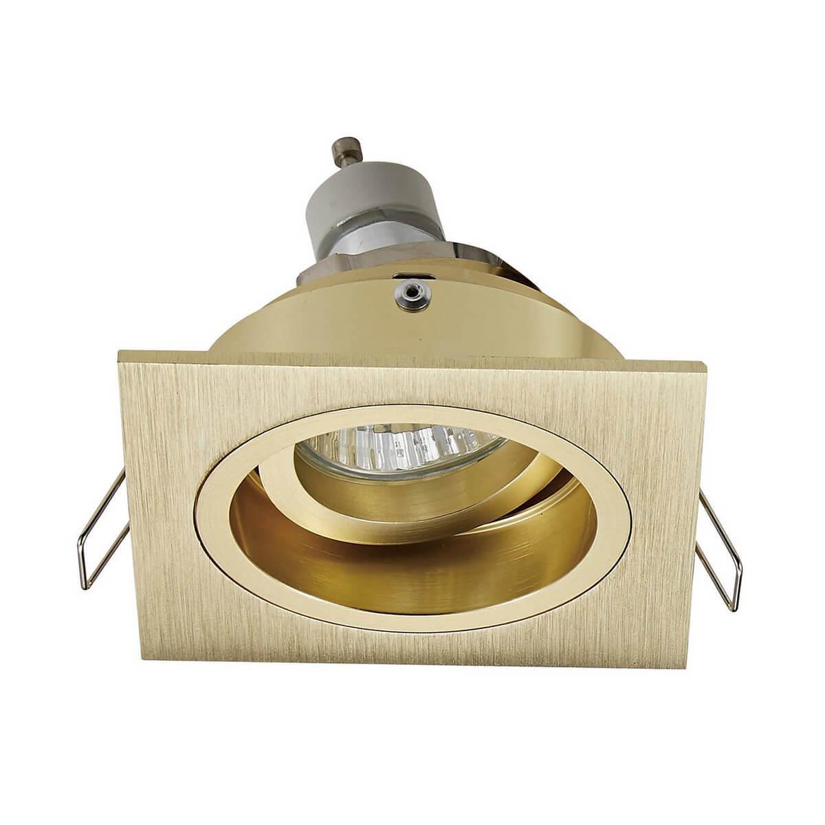 Изображение Встраиваемый светильник Zumaline Chuck dl square 92703-GD