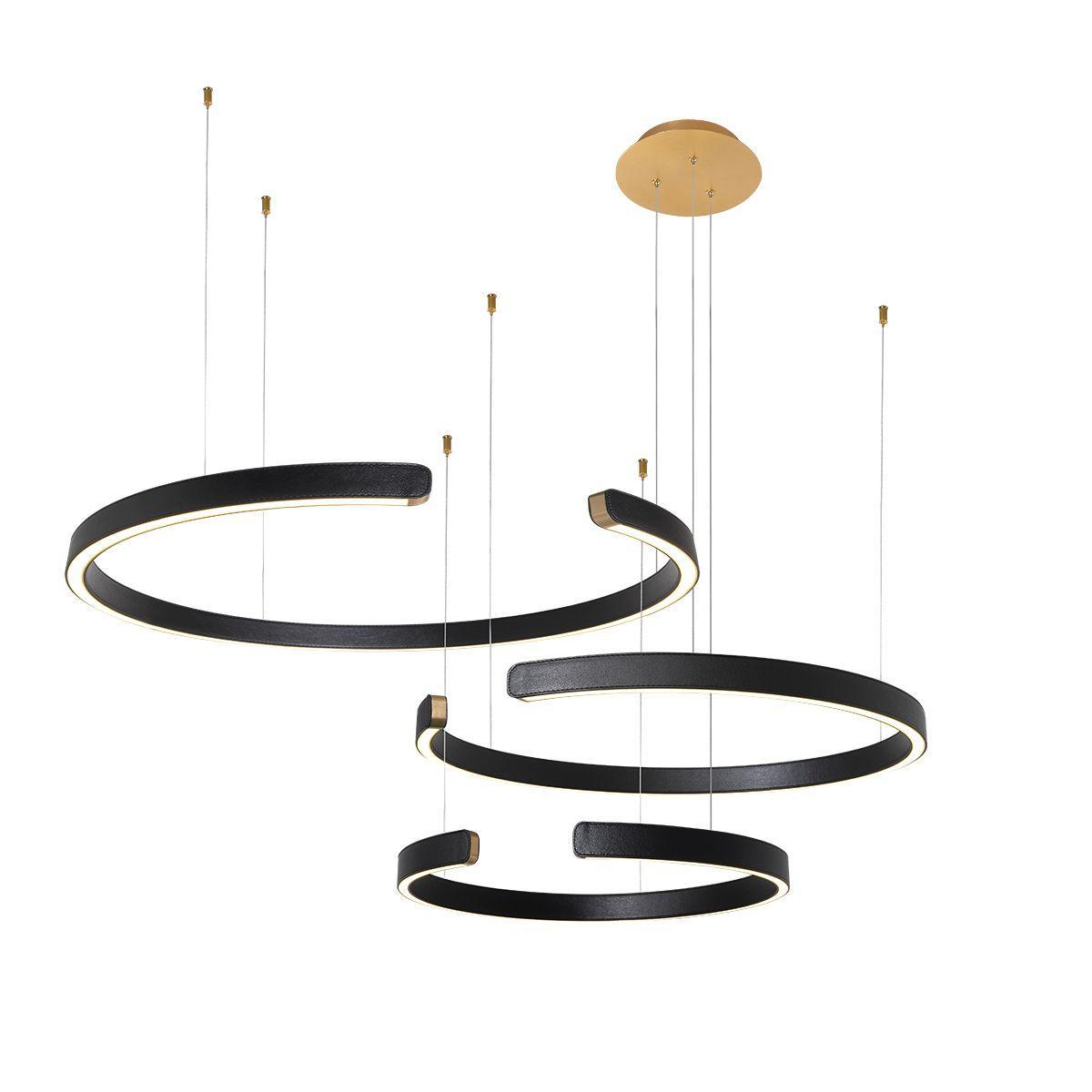 Изображение Подвесной светодиодный светильник Loft IT Ring 10025/3 Black