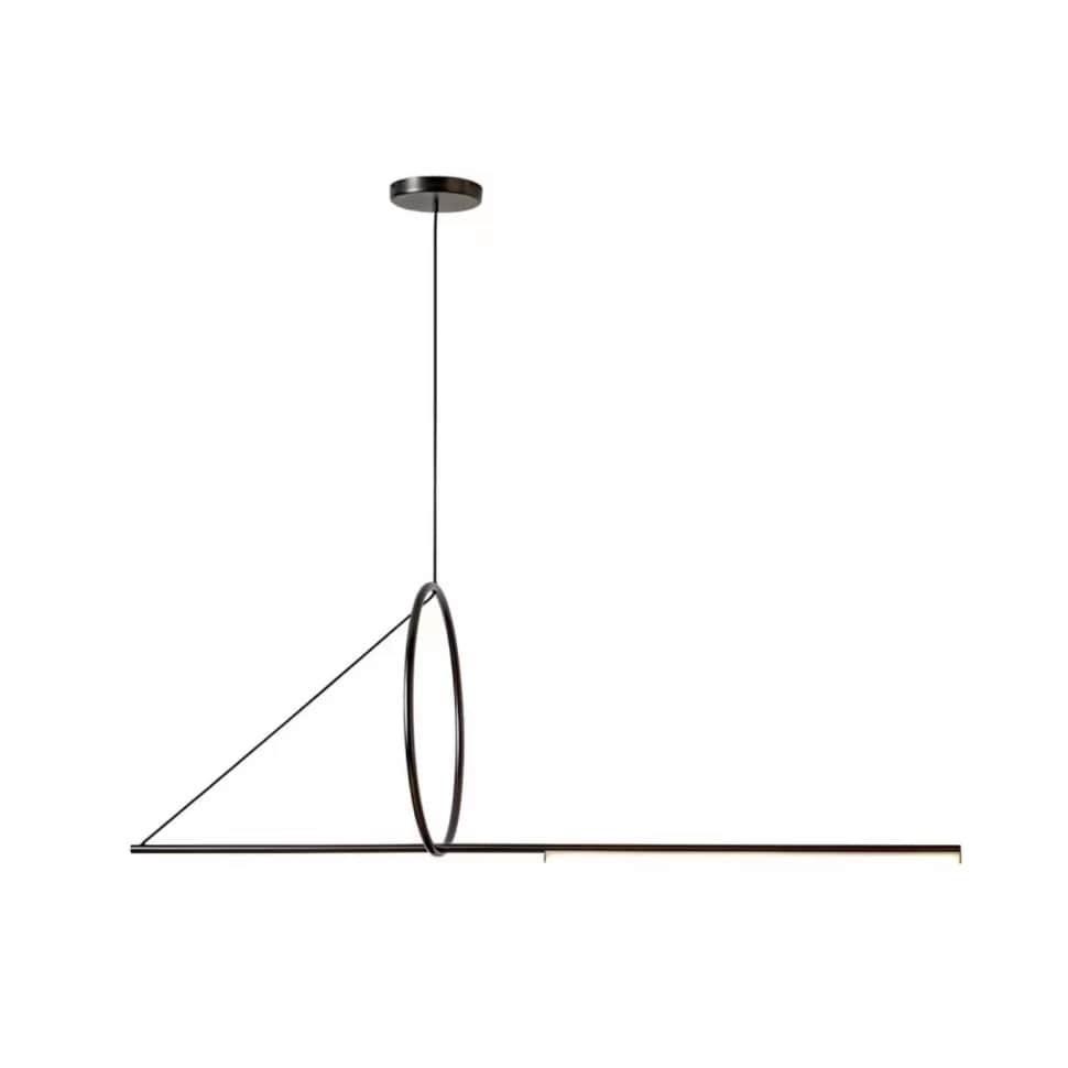 Изображение Подвесной светодиодный светильник iLedex Zoom 8075P/S-18W-3000K MBK-WH