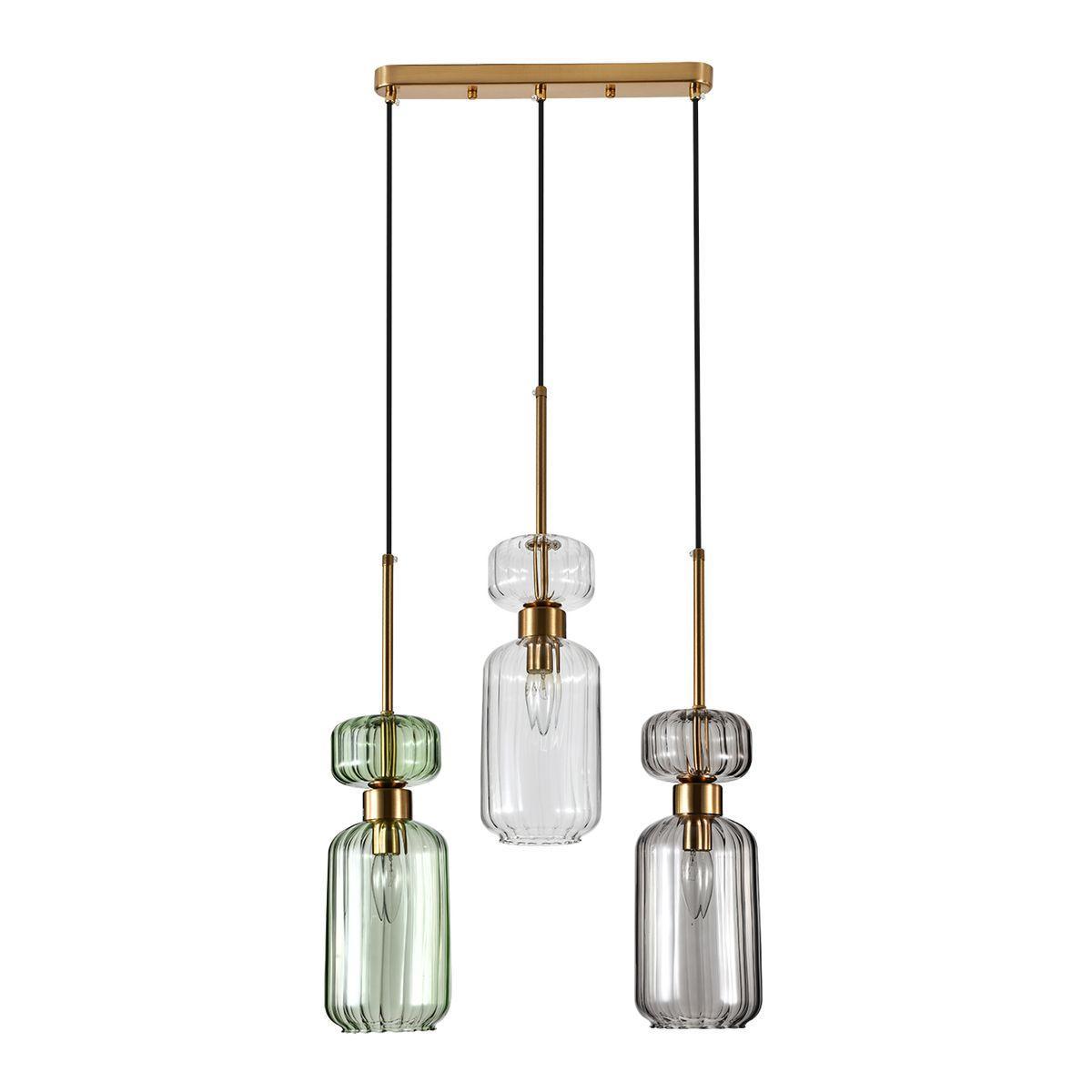 Изображение Подвесной светильник Escada Gloss 1141/3S CL/GN/SM