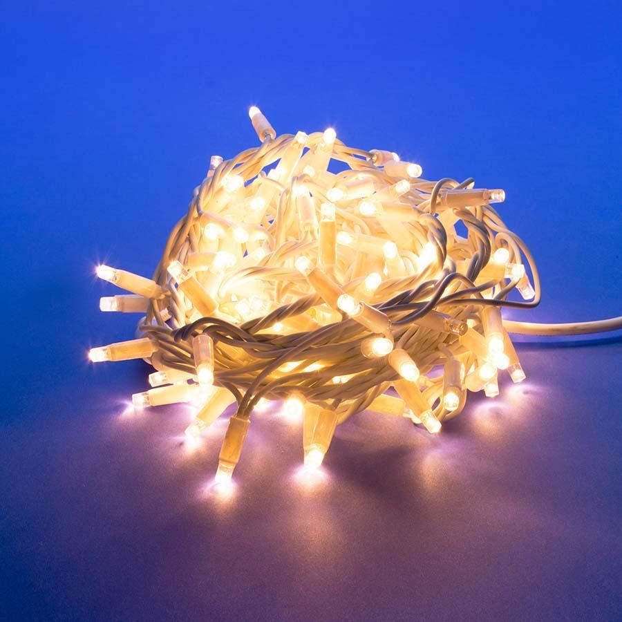 Изображение Уличная светодиодная гирлянда Uniel 220V теплый белый ULD-S1000-120/DWA Warm White IP67 UL-00007841