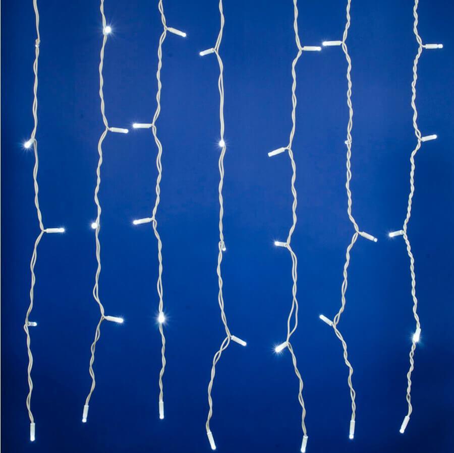 Изображение Уличная светодиодная гирлянда Uniel занавес 230V белый ULD-C1515-160/SWK White IP67 UL-00001360