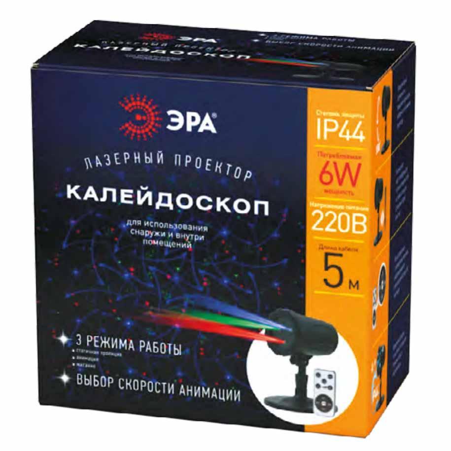 Изображение Лазерный светильник-проектор ЭРА калейдоскоп ENIOP-05 Б0047976